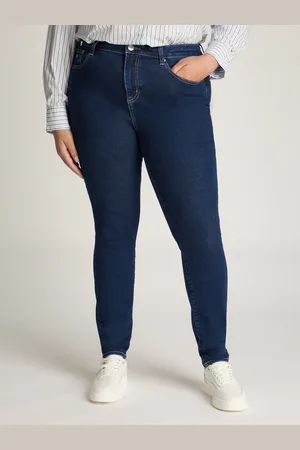 Tommy Hilfiger Regular-fit-Jeans »CRV MELANY UH SSKN«, in Großen Größen im 5-Pocket-Style