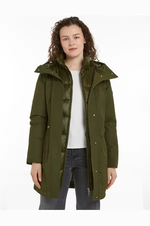 Tommy Hilfiger Parka, mit Kapuze, mit Logoprägung