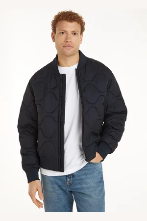 Tommy Hilfiger Steppjacke »ONION QUILTED BOMBER«, ohne Kapuze, mit Stehkragen, modische Steppung