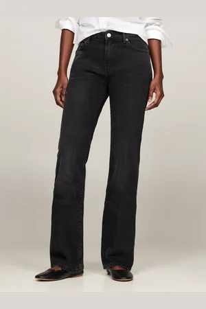 Tommy Hilfiger Bootcut-Jeans »BOOTCUT RW CLER«, mit Logo-Badge