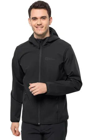Jack Wolfskin Softshelljacke »BORNBERG HOODY«, mit Kapuze, winddicht, wasserabweisend