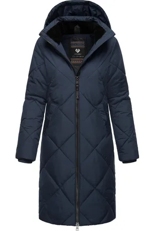 Ragwear Steppmantel »Steppmantel Rebela«, stylischer Winterparka mit abnehmbarer Kapuze
