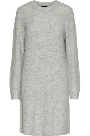 Pieces® Strickkleid »PCELLEN LS O-NECK KNIT DRESS NOOS BC«