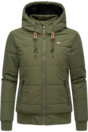 Ragwear Steppjacke »Winterjacke Nuggys Solid«, mit Kapuze, stylische und taillierte Winterjacke