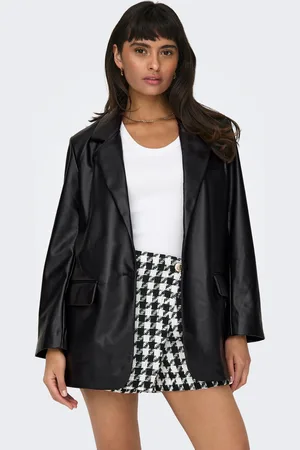 ONLY Lederimitat-Blazer »ONLLANA L/S OVS FAUX LEA BLAZER TLR NOOS«