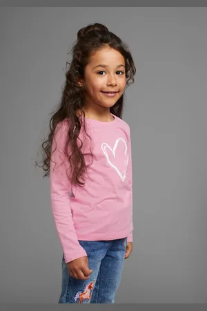 KangaROOS Langarmshirt »für kleine Mädchen«, süßer Logo-Druck