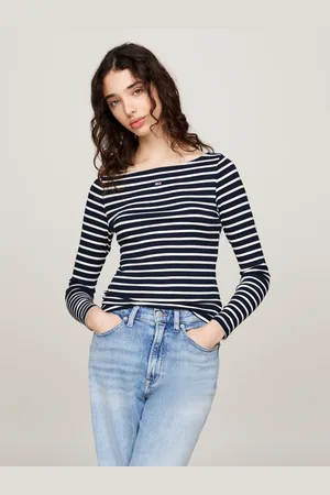 Tommy Hilfiger Langarmshirt »TJW BRETON STRIPE LS«, im Streifendesign