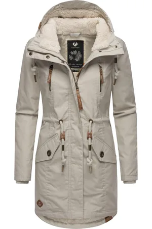 Ragwear Wintermantel »Wintermantel Elsie«, stylischer Winterparka mit Kapuze und Teddyfleece