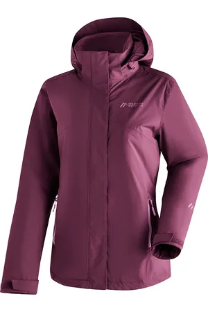 Maier Sports Outdoorjacke »Metor Therm Rec W«, Damen Wanderjacke, atmungsaktiv und wasserdicht, wattierte Regenjacke mit Kapuze