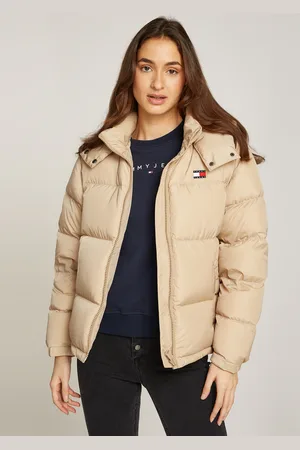 Tommy Hilfiger Steppjacke »TJW ALASKA PUFFER EXT«, mit Kapuze, mit Logostickereien