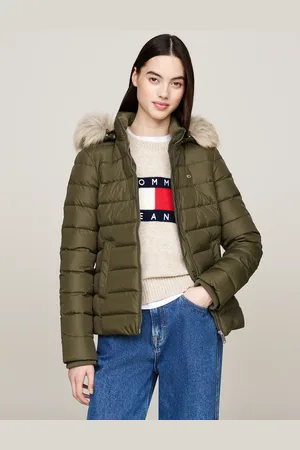 Tommy Hilfiger Steppjacke »TJW BASIC HOODED DOWN JACKET EXT«, mit Kapuze, in Großen Größen, mit Kapuze