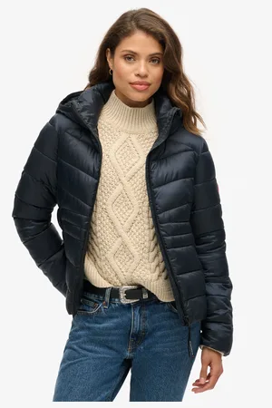 Superdry Steppjacke »HOODED FUJI QUILT PADDED JKT«, mit Kapuze