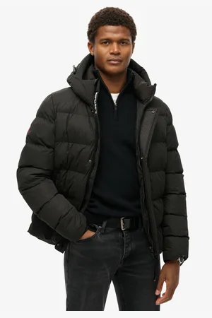 Superdry Steppjacke »HOODED MICROFIBRE SPORT PUFFER«, mit Kapuze