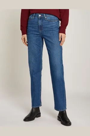 Tommy Hilfiger Slim-fit-Jeans » - Damenjeans IZZIE -High Waist - Slim-fit - Straight - leg«, mit Logo-Badge und Stickerei