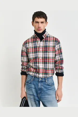 GANT Karohemd »REG POPLIN TARTAN CHECK SHIRT«, Regular Fit Popeline Hemd mit Tartan-Karomuster