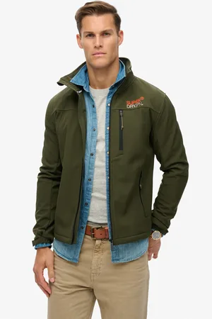 Superdry Outdoorjacke »SOFTSHELL TREKKER TRACK JACKET«, mit Kapuze
