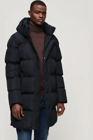 Superdry Steppjacke »HOODED SPORTS PUFFER MID JKT«, mit Kapuze