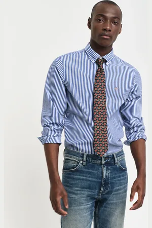 GANT Langarmhemd »SLIM POPLIN STRIPE SHIRT«