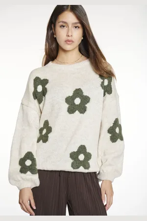 Hailys Strickpullover »LS A SK Fl44ower«