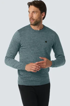 No Excess Rundhalspullover, mit Melange Optik