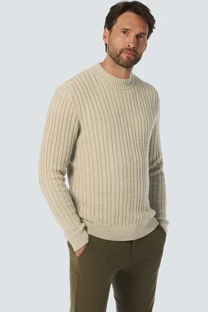No Excess Strickpullover, mit Zopfmuster