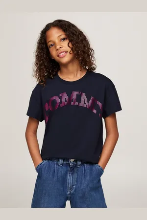 Tommy Hilfiger T-Shirt »TOMMY DOT FOIL TEE SS«, mit Foliendruck