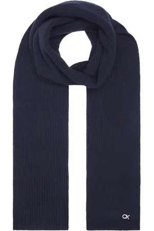 Calvin Klein Schal »CK METAL CHUNKY RIB HW SCARF«, mit Logozeichen