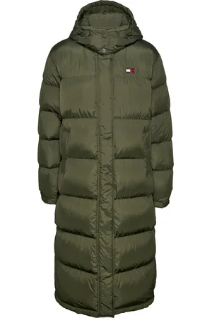 Tommy Hilfiger Steppmantel »TJW ALASKA LONG PUFFER EXT«, mit Logostickerei