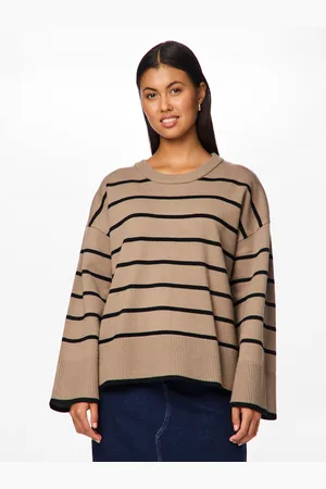 Pieces® Rundhalspullover »PCMATHILDE LS O-NECK KNIT NOOS BC«