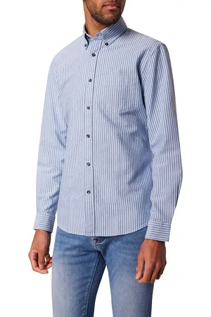 Pierre Cardin Streifenhemd, mit Button-Down-Kragen - Modern Fit
