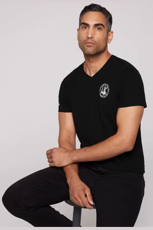 Camp David V-Shirt, mit maritimen Prints