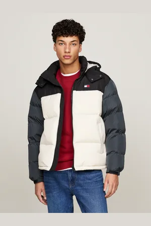 Tommy Hilfiger Steppjacke »TJM ALASKA COLORBLOCK PUFFER«, mit Kapuze, im mehrfarbigen Design