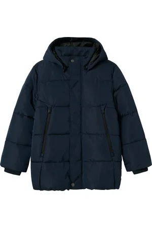 NAME IT Steppjacke »NKMMEMO JACKET TB«, mit Kapuze, mit dekorativen, reflektierenden Details