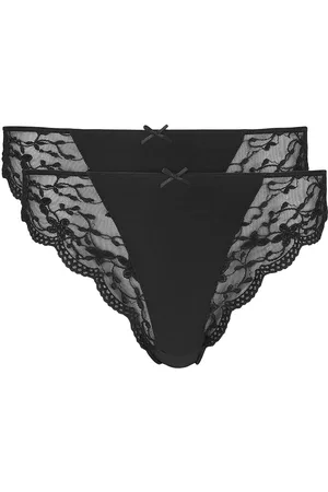 Nina Von C. String »"Silver Edition"«, (2er Pack), mit floralen Spitzeneinsätzen