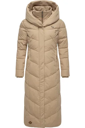 Ragwear Steppmantel »Steppmantel Natalka Extralong«, Gesteppter Damen Mantel mit Kapuze
