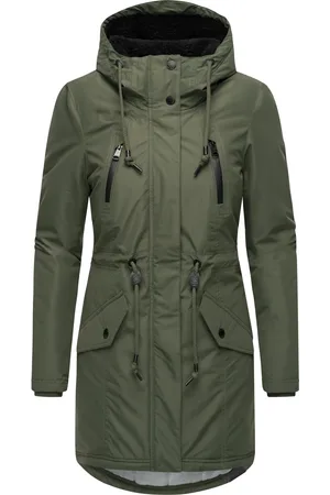 Ragwear Wintermantel »Wintermantel Elsien«, wasserdichter Winterparka mit Teddyfell-Futter