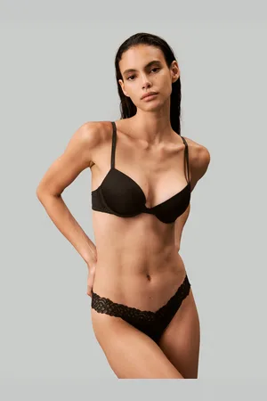Calvin Klein Push-up-BH »PUSH UP PLUNGE«, mit Logo-Print auf den Trägern