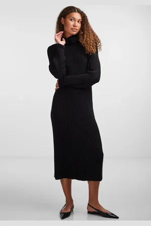 Y.A.S Strickkleid »YASMAVI KNIT MIDI ROLLNECK DRESS«