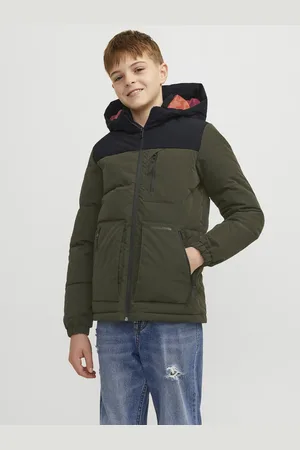 JACK & JONES Steppjacke »JJEOTTO PUFFER JACKET SN JNR«, mit Kapuze