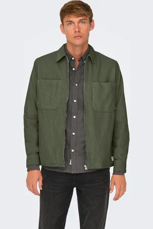 Only & Sons Langarmhemd »ONSALP 14W RLX 2PKT WASHD CORD LS ZIP«