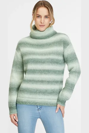Ragwear Rollkragenpullover »SAFINA«, mit bunt gestreiftem Strickmuster