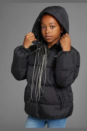 KangaROOS Winterjacke »Outdoor Steppjacke für Mädchen«, mit Kapuze, Steppjacke mit reflektierenden Details