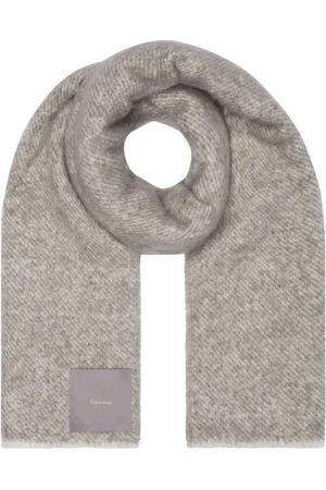 Calvin Klein Schal »CONCRETE WOOL BLANKET«, mit Logopatch