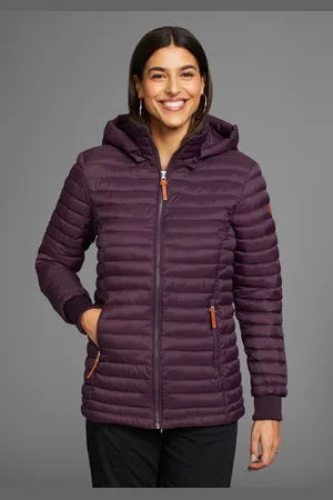KangaROOS Steppjacke, mit Kapuze, für kalte Tage, pflegeleicht und schmutzabweisend