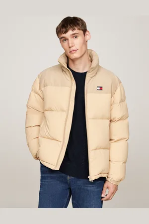 Tommy Hilfiger Steppjacke »TJM CORD MIX ALASKA PUFFER«, mit Cord-Einsätze auf Brust und Schultern