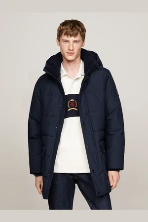 Tommy Hilfiger Parka »ROCKIE UTILITY PARKA«, mit Kapuze, hoch geschlossen, Stehakragen mit Fellimitat