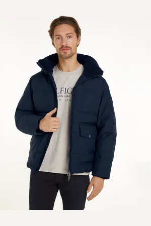 Tommy Hilfiger Parka »ROCKIE UTILITY HOODED JACKET«, mit Kapuze, Abnehmbare Kapuze mit Kordelzug, 2-Wege-Reißverschluss