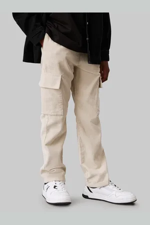 Calvin Klein Cargohose »Corduroy Straight Cargo Pants«, für Kinder bis 16 Jahre und mit Logoprägung