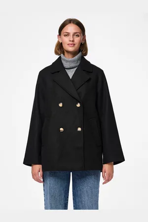 Pieces® Kurzmantel »PCMARBEL COAT NOOS«