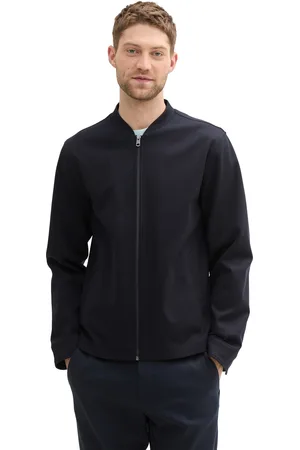 TOM TAILOR Bomberjacke, ohne Kapuze, mit Piqué Struktur